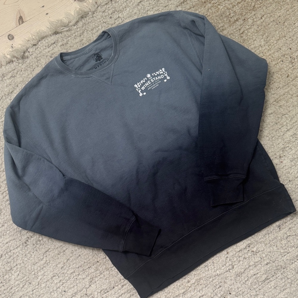 Wölffer wine stand sweatshirt, blunt navy ombré Sz. M